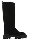 Gia Borghini Boots Pernille Teisbaek Woman Suede Black In Black