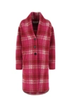 Isabel Marant Étoile Gabriel Checked Flannel Coat In Checked