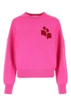Isabel Marant Étoile Marisans Cotton And Wool Sweater In Purple