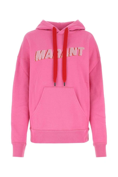 Isabel Marant Étoile Mansel Logo印花连帽衫 In Pink