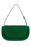 Jw Anderson Bumper Embellished Shoulder Bag In Green