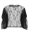 Koché Black Lace Top Nd Koche Donna Xs In Black