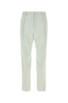 Lanvin Wool Wide-leg Trousers In Green