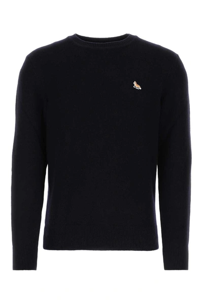 Maison Kitsuné Maison Kitsune Knitwear In Black