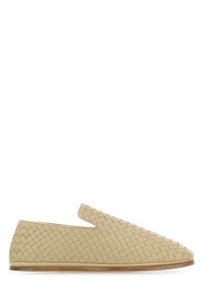 Bottega Veneta Sand Nappa Leather Sunday Loafers In Neutral