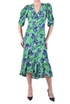 Diane Von Furstenberg Multicolor Viscose Dress In Multicolor