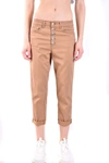 Dondup Cropped Straight-leg Trousers In Multicolor