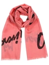 Givenchy Logo-print Silk Scarf In Red