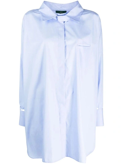 Jejia Cut-out Detail Shirt In Light Blue