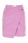 Nanushka Contemporary Wool Blend Skirt In Pink