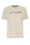 Off-white T-shirt  Woman Color Grey In Beige O Tan