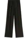 OFF-WHITE OFF-WHITE TAILORED TROUSERS WITH CONTRAST STITCHING