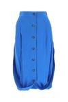 Quira Light-blue Crepe Flip It Up Skirt In Light Blue