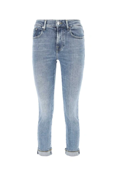 Seven For All Mankind Jeans-31 Nd  Female In Blue
