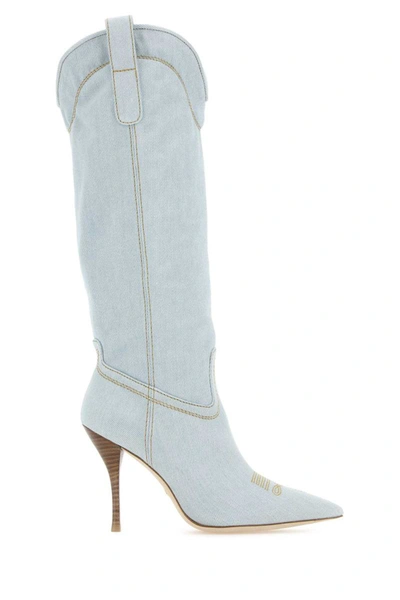 Stuart Weitzman Boots In Light Blue