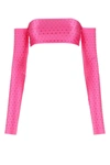 The Andamane Lexi Crystal-embellished Top In Pink