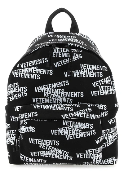 Vetements Backpacks In Printed