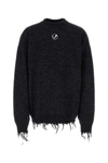 Vetements Two-tone Oversized Wool Sweater In Multicoloured