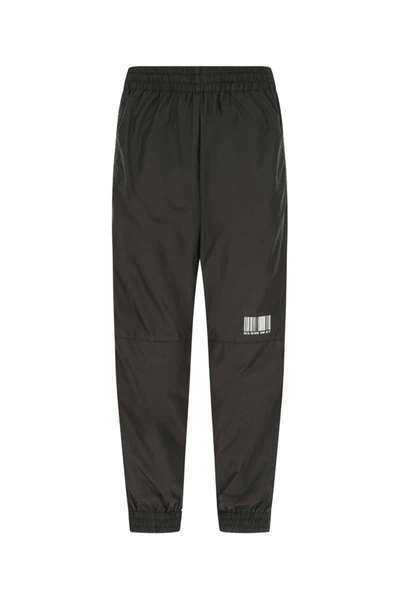 Vtmnts Barcode Trackpants In Black