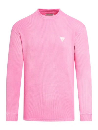 Guess Usa Crewneck Sweatshirt In Pink