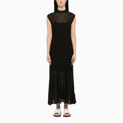Calvin Klein Black Semi-transparent Dress