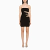 Rotate Birger Christensen Black Jersey Mini Dress In Black