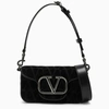 Valentino Mini Toile Iconographe Shoulder Bag In Black