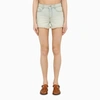 Ami Alexandre Mattiussi Denim Mini Skirt In Blue