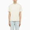 Sunnei Logo Print Crewneck T-shirt In Beige