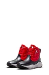Jordan Drip 23 Little Kids' Rain Boots In Black,cement Grey,gym Red