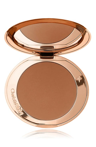 Charlotte Tilbury Airbrush Matte Bronzer Tan 0.56 oz/ 16 G In 3 Tan Refillable