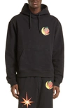 Sky High Farm Workwear Black Firework Hoodie In Black