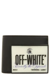 OFF-WHITE EXACTLY THE OPPOSITE LEATHER BIFOLD WALLET