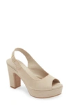 CORDANI TYLER PEEP TOE SLINGBACK PUMP