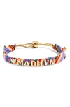 BAUBLEBAR CUSTOM WOVEN FRIENDSHIP BRACELET