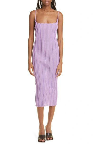 A. Roege Hove Ssense Exclusive Purple Katrine Minidress In Lilac