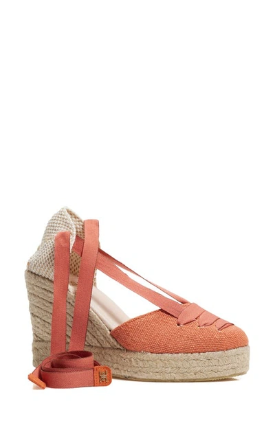 Sam Edelman Margherita Espadrille Wedge In Orange