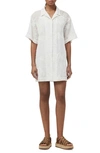 Rag & Bone Reed Embroidered Shirtdress In White