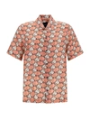 Botter Classic Short-sleeve Shirt In Pink Fish Silk