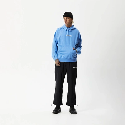 Afends Logo Hoodie In Colour-blue