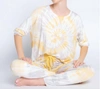 PJ SALVAGE LOUNGE WEAR LONG SLEEVE SET IN SUNSHINE