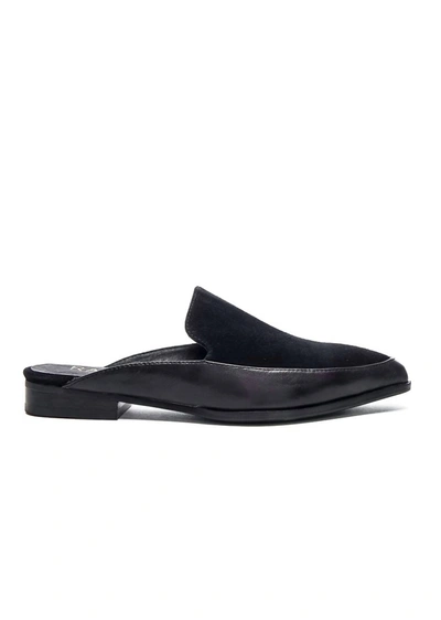 Raye Kiki Loafer Slide Sandal In Black