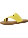 Zodiac Yuma Womens Faux Suede Toe Loop Slide Sandals In Multi