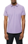 Cuts Trim Fit Cotton Blend Polo In Geode