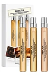 MAISON MARGIELA WARM & WOODY TRAVEL SPRAY SET (LIMITED EDITION) USD $105 VALUE