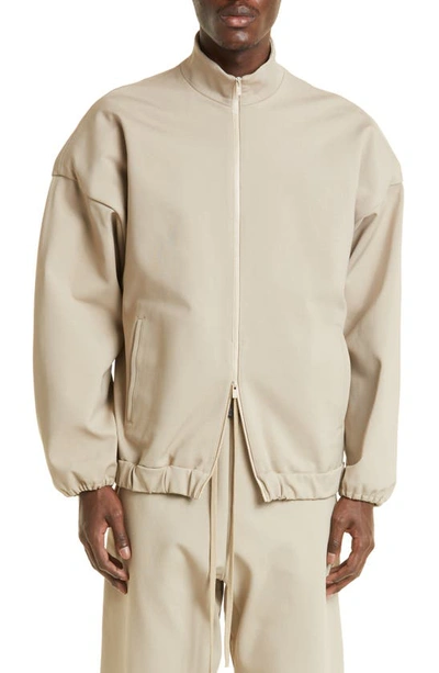 Fear Of God Eternal Tricot Track Jacket In Dusty Beige