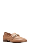 Clarks Sarafyna Iris In Nougat Leather
