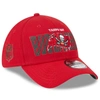 New Era Red Tampa Bay Buccaneers 2023 Nfl Draft 9forty Adjustable Hat In Red