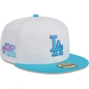 New Era Men's  White Los Angeles Dodgers Vice 59fifty Fitted Hat In White