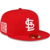 NEW ERA NEW ERA RED ST. LOUIS CARDINALS SIDEPATCH 59FIFTY FITTED HAT